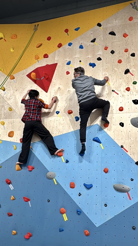 攀岩場試攀